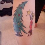 фото тату Ёлки 05.03.2019 №022 - photo tattoo Christmas trees - tatufoto.com
