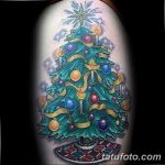 фото тату Ёлки 05.03.2019 №029 - photo tattoo Christmas trees - tatufoto.com