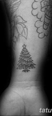 фото тату Ёлки 05.03.2019 №031 — photo tattoo Christmas trees — tatufoto.com