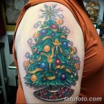 фото тату Ёлки 05.03.2019 №033 - photo tattoo Christmas trees - tatufoto.com