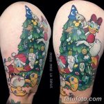 фото тату Ёлки 05.03.2019 №052 - photo tattoo Christmas trees - tatufoto.com