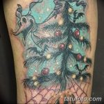 фото тату Ёлки 05.03.2019 №067 - photo tattoo Christmas trees - tatufoto.com