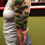 фото тату Ёлки 05.03.2019 №074 - photo tattoo Christmas trees - tatufoto.com
