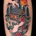 фото тату Ёлки 05.03.2019 №125 - photo tattoo Christmas trees - tatufoto.com