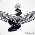 фото тату Богиня Исида 16.03.2019 №013 - Isis tattoo photo - tatufoto.com