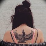 фото тату Богиня Исида 16.03.2019 №046 - Isis tattoo photo - tatufoto.com