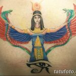 фото тату Богиня Исида 16.03.2019 №053 - Isis tattoo photo - tatufoto.com