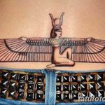 фото тату Богиня Исида 16.03.2019 №091 - Isis tattoo photo - tatufoto.com