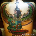 фото тату Богиня Исида 16.03.2019 №092 - Isis tattoo photo - tatufoto.com