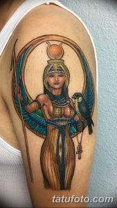 фото тату Богиня Исида 16.03.2019 №100 - Isis tattoo photo - tatufoto.com