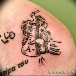 фото тату в виде группы крови 19.03.2019 №011 - blood group tattoo - tatufoto.com