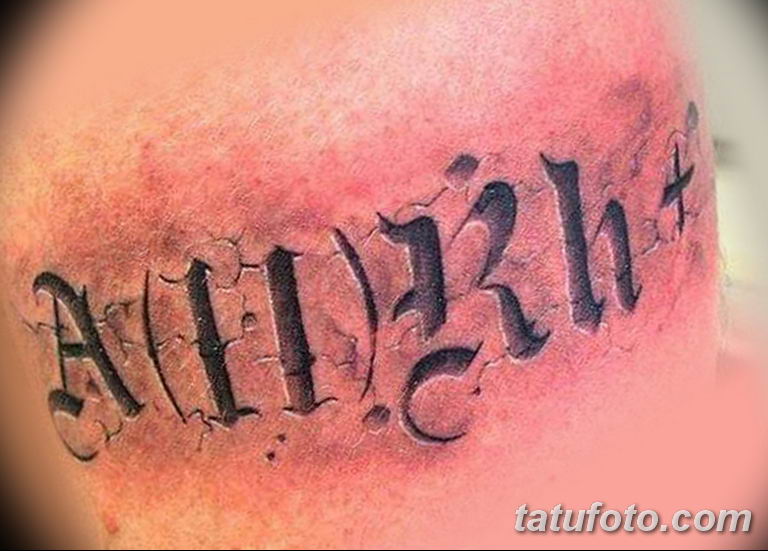 Эскиз Тату Группа Крови