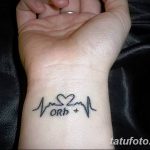 фото тату группа крови пример 19.03.2019 №005 - tattoo with blood - tatufoto.com