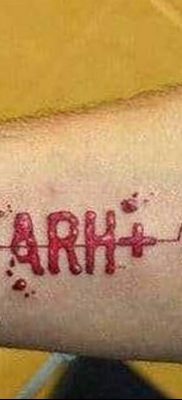 фото тату группа крови пример 19.03.2019 №011 — tattoo with blood — tatufoto.com