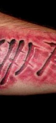 фото тату группа крови пример 19.03.2019 №033 — tattoo with blood — tatufoto.com