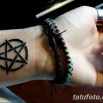 фото тату защита пентаграмма 18.03.2019 №011 - pentagram protection tattoo - tatufoto.com