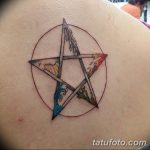 фото тату защита пентаграмма 18.03.2019 №012 - pentagram protection tattoo - tatufoto.com