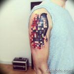 фото тату из пикселей 27.03.2019 №041 - tattoo pixel - tatufoto.com