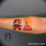 фото тату из пикселей 27.03.2019 №042 - tattoo pixel - tatufoto.com