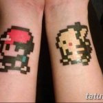 фото тату из пикселей 27.03.2019 №072 - tattoo pixel - tatufoto.com