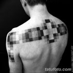 фото тату из пикселей 27.03.2019 №096 - tattoo pixel - tatufoto.com