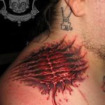 фото тату капля крови 19.03.2019 №001 - blood drop tattoo - tatufoto.com