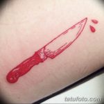 фото тату кровь на руке 19.03.2019 №012 - blood tattoo on arm - tatufoto.com