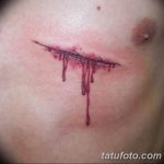 фото тату кровь рисунок 19.03.2019 №003 - blood tattoo - tatufoto.com