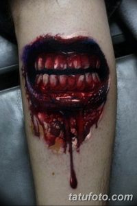 фото тату кровь рисунок 19.03.2019 №014 - blood tattoo - tatufoto.com