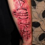 фото тату кровь рисунок 19.03.2019 №025 - blood tattoo - tatufoto.com