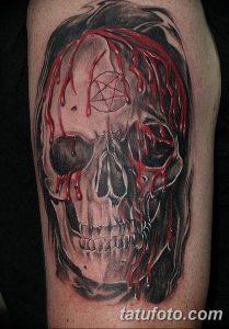 фото тату кровь рисунок 19.03.2019 №028 - blood tattoo - tatufoto.com