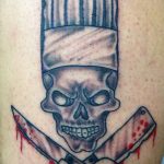 фото тату нож с кровью 19.03.2019 №011 - tattoo knife with blood - tatufoto.com