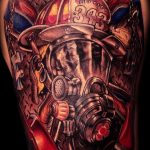 фото тату пожарных 29.03.2019 №002 - fireman tattoo - tatufoto.com