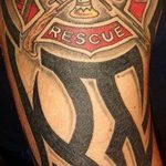 фото тату пожарных 29.03.2019 №012 - fireman tattoo - tatufoto.com