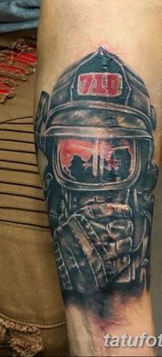 фото тату пожарных 29.03.2019 №048 — fireman tattoo — tatufoto.com