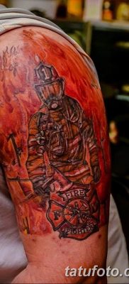 фото тату пожарных 29.03.2019 №057 — fireman tattoo — tatufoto.com