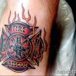 фото тату пожарных 29.03.2019 №071 - fireman tattoo - tatufoto.com