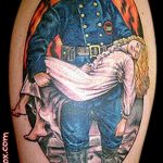 фото тату пожарных 29.03.2019 №090 - fireman tattoo - tatufoto.com