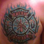 фото тату пожарных 29.03.2019 №092 - fireman tattoo - tatufoto.com