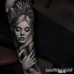 фото тату портрет женщины 16.03.2019 №018 - photo tattoo portrait a woman - tatufoto.com