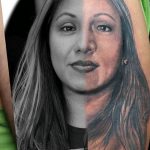 фото тату портрет женщины 16.03.2019 №063 - photo tattoo portrait a woman - tatufoto.com