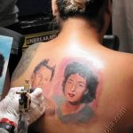 фото тату портрет женщины 16.03.2019 №155 - photo tattoo portrait a woman - tatufoto.com