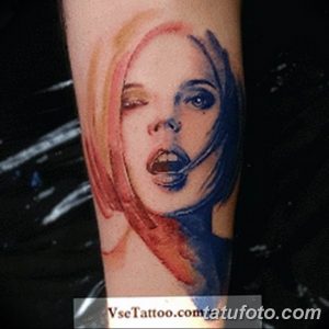 фото тату портрет женщины 16.03.2019 №180 - photo tattoo portrait a woman - tatufoto.com