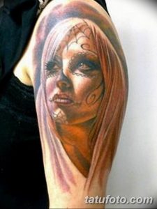фото тату портрет женщины 16.03.2019 №181 - photo tattoo portrait a woman - tatufoto.com