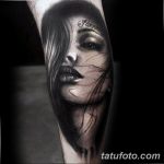 фото тату портрет женщины 16.03.2019 №190 - photo tattoo portrait a woman - tatufoto.com