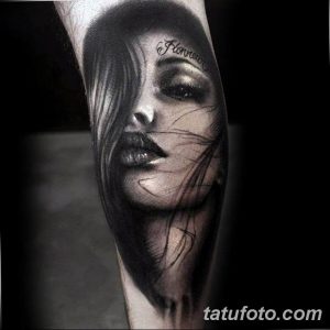 фото тату портрет женщины 16.03.2019 №190 - photo tattoo portrait a woman - tatufoto.com