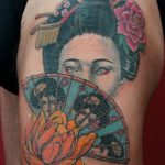 фото тату портрет женщины 16.03.2019 №215 - photo tattoo portrait a woman - tatufoto.com