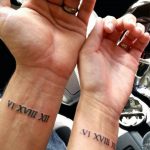 фото тату римские цифры 05.03.2019 №144 - photo tattoo roman numerals - tatufoto.com