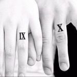 фото тату римские цифры 05.03.2019 №220 - photo tattoo roman numerals - tatufoto.com