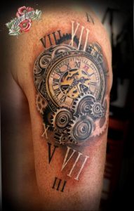 фото тату римские цифры 05.03.2019 №247 - photo tattoo roman numerals - tatufoto.com